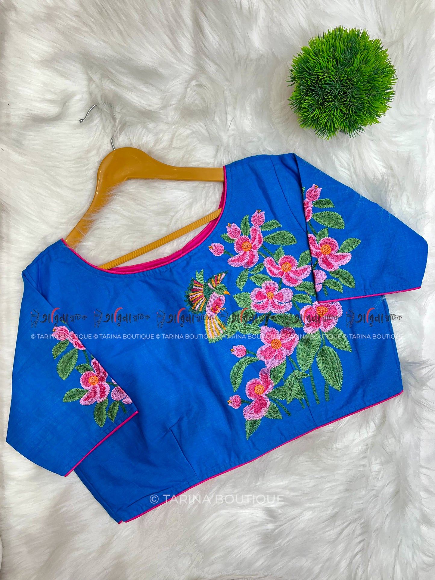 COTTON EMBROIDERY BLOUSE