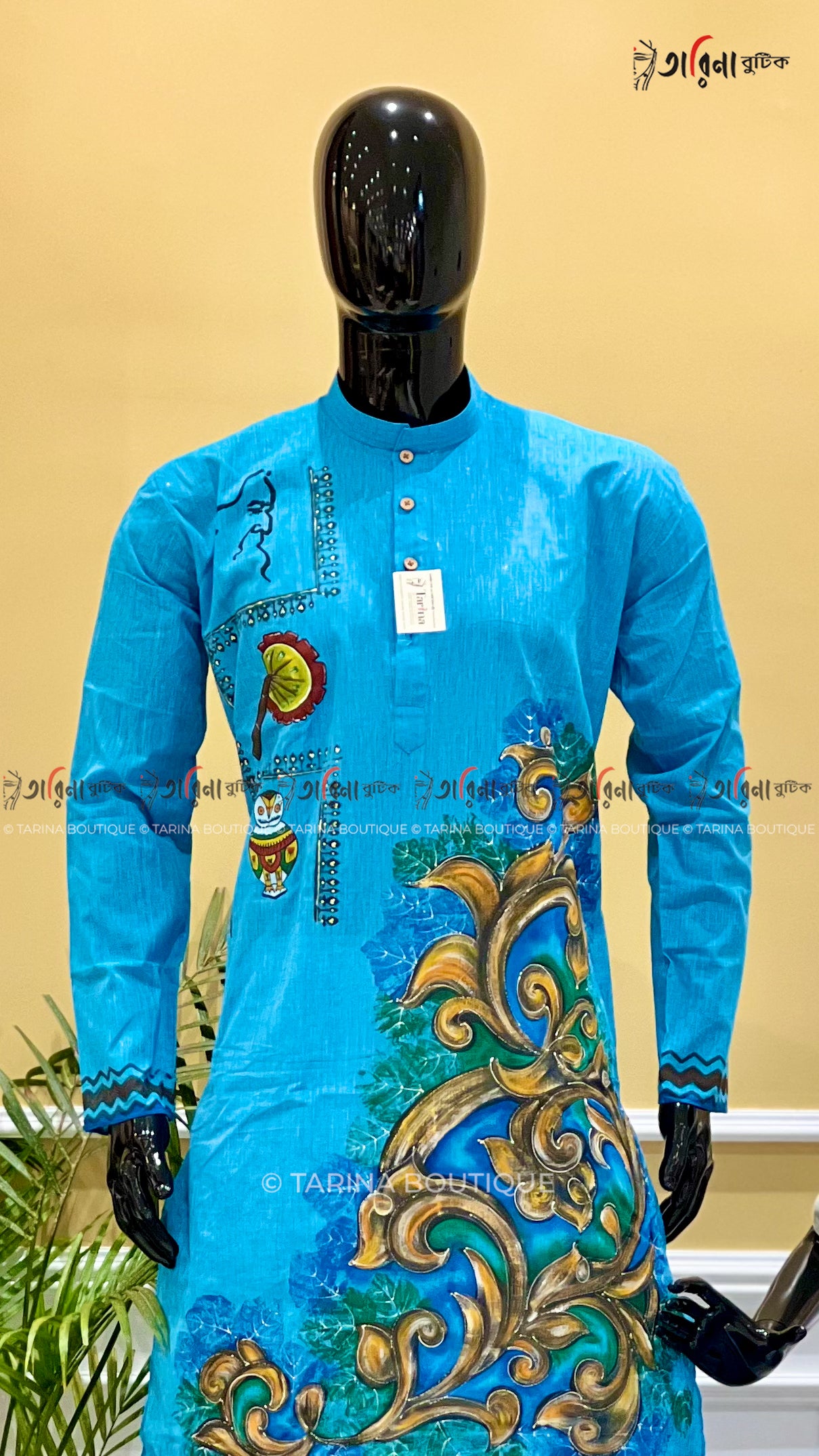 COTTON HANDPAINTED - COUPLE SET