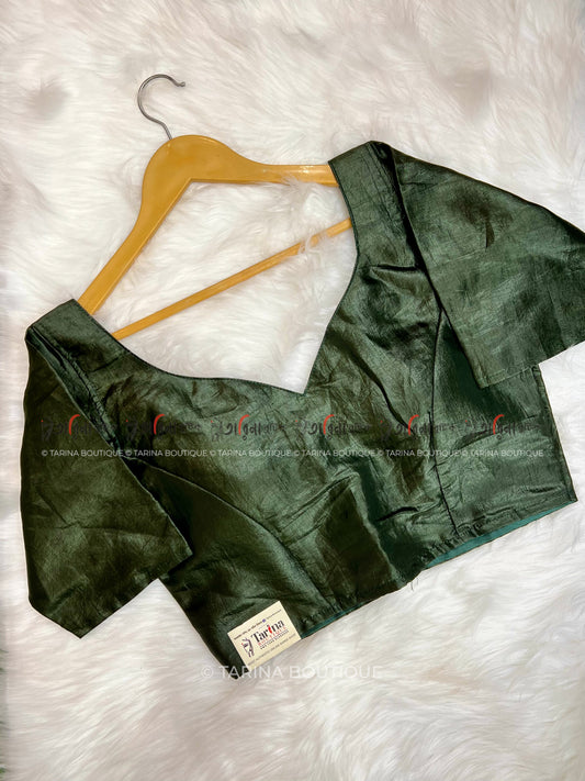 CRUSHED TISSUE BLOUSE