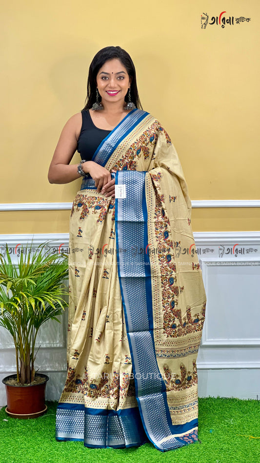 MADHUBANI DOLA SILK