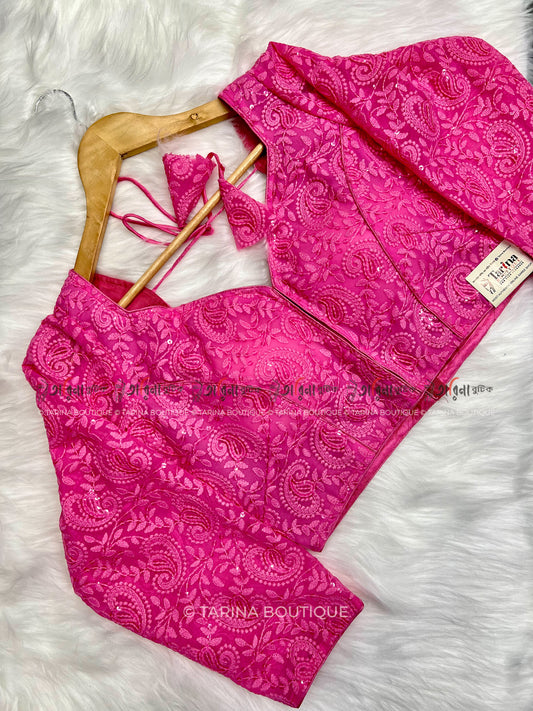 DESIGNER CHIKANKARI BLOUSE