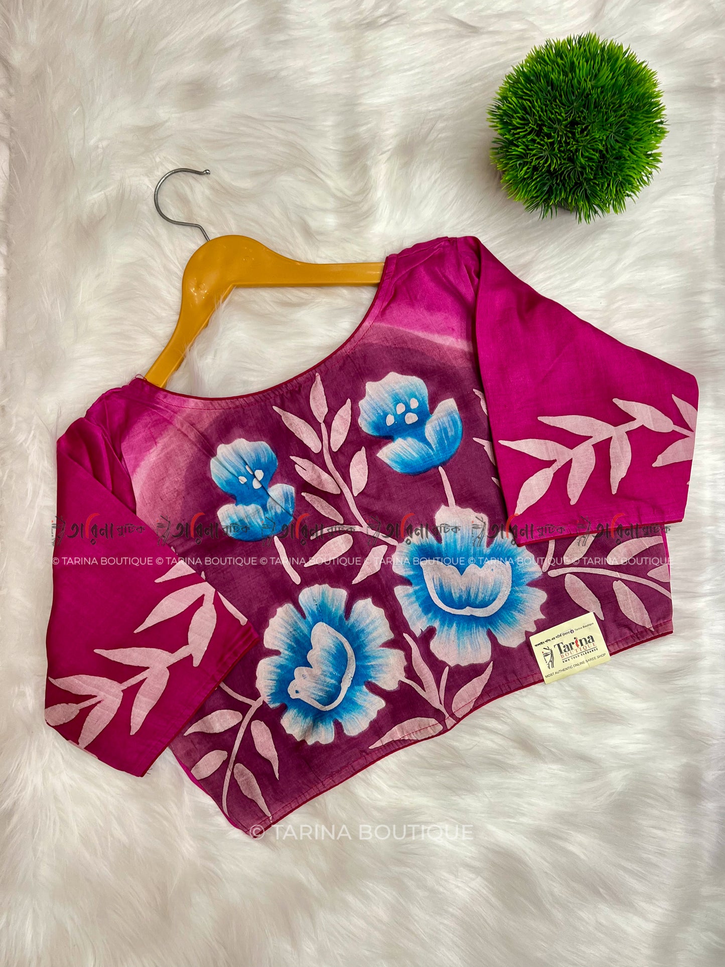 PURE SILK HANDPAINT BLOUSE