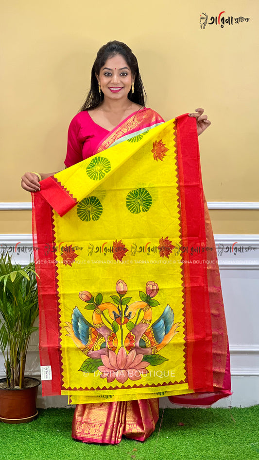 BABY GIRL SAREE - Saraswati Puja Special