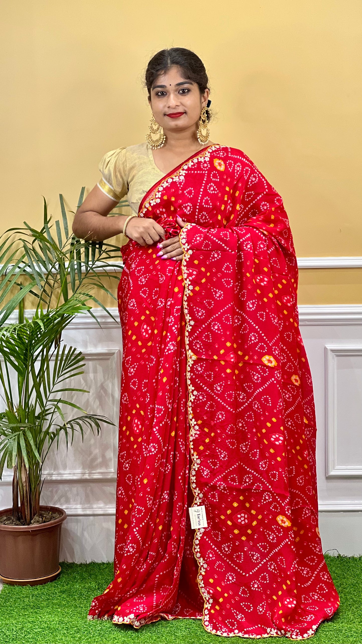 DESIGNER BADHNI CHIFFON