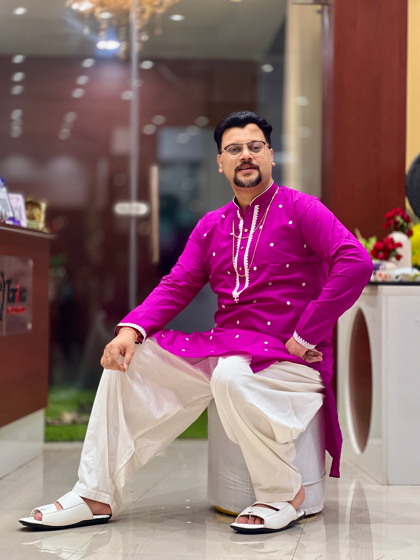 COTTON EMBROIDERY PANJABI