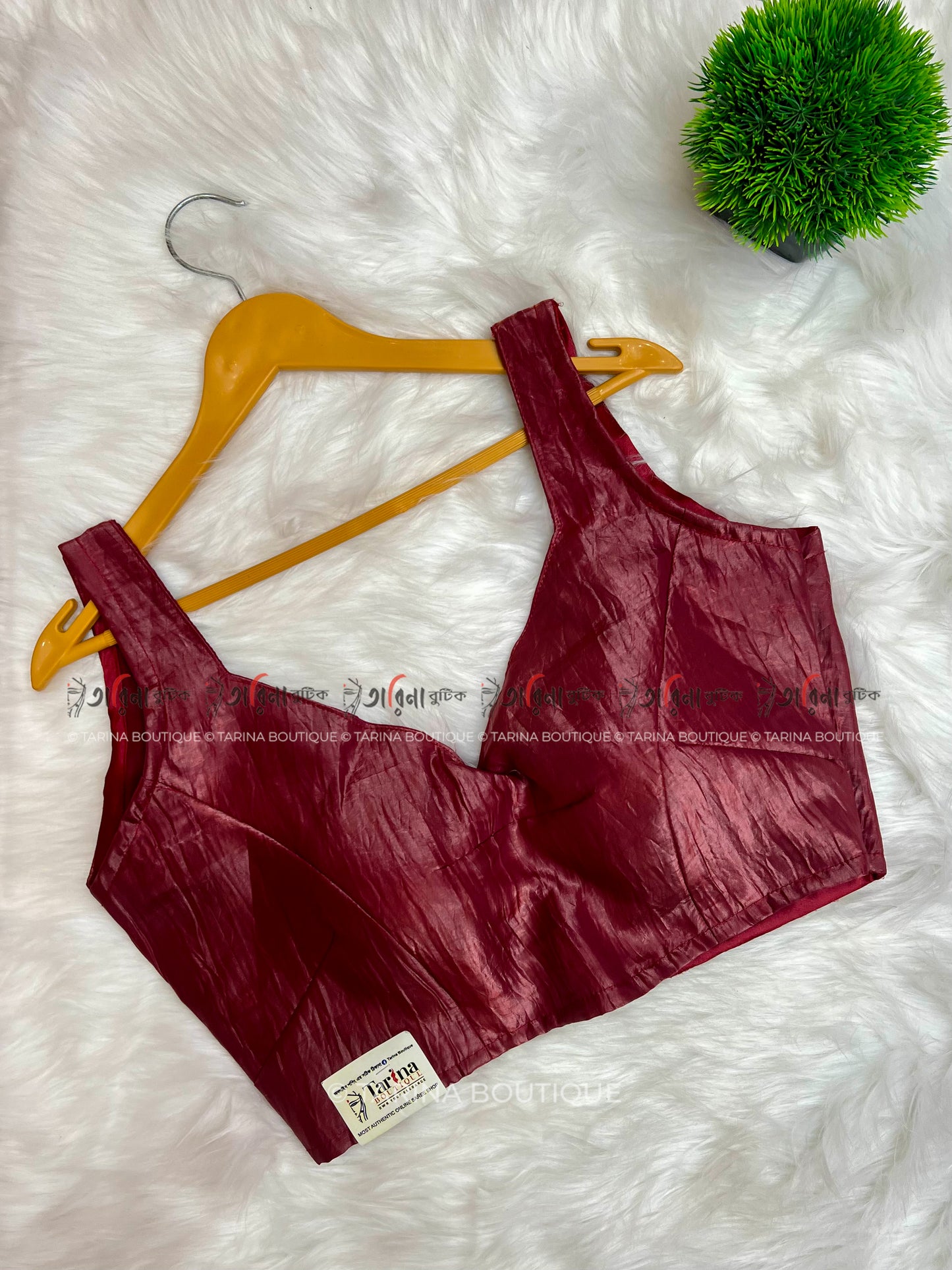 DESIGNER CRUSHED TISSUE BLOUSE