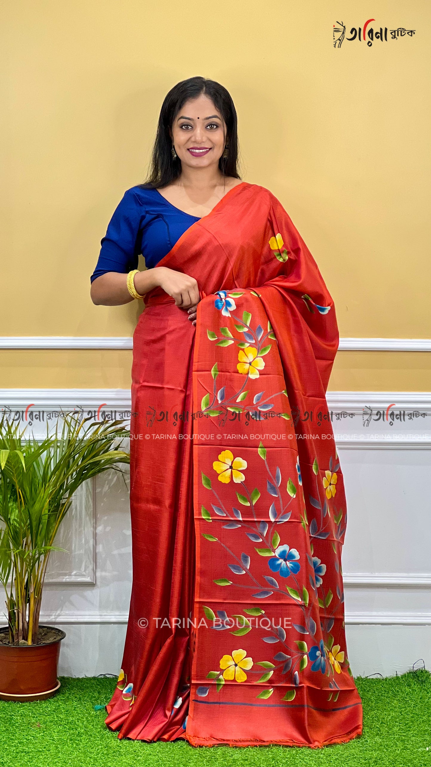 BISHNUPURI SILK - HAND PAINTED