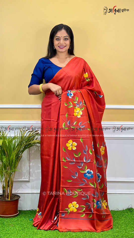 BISHNUPURI SILK - HAND PAINTED