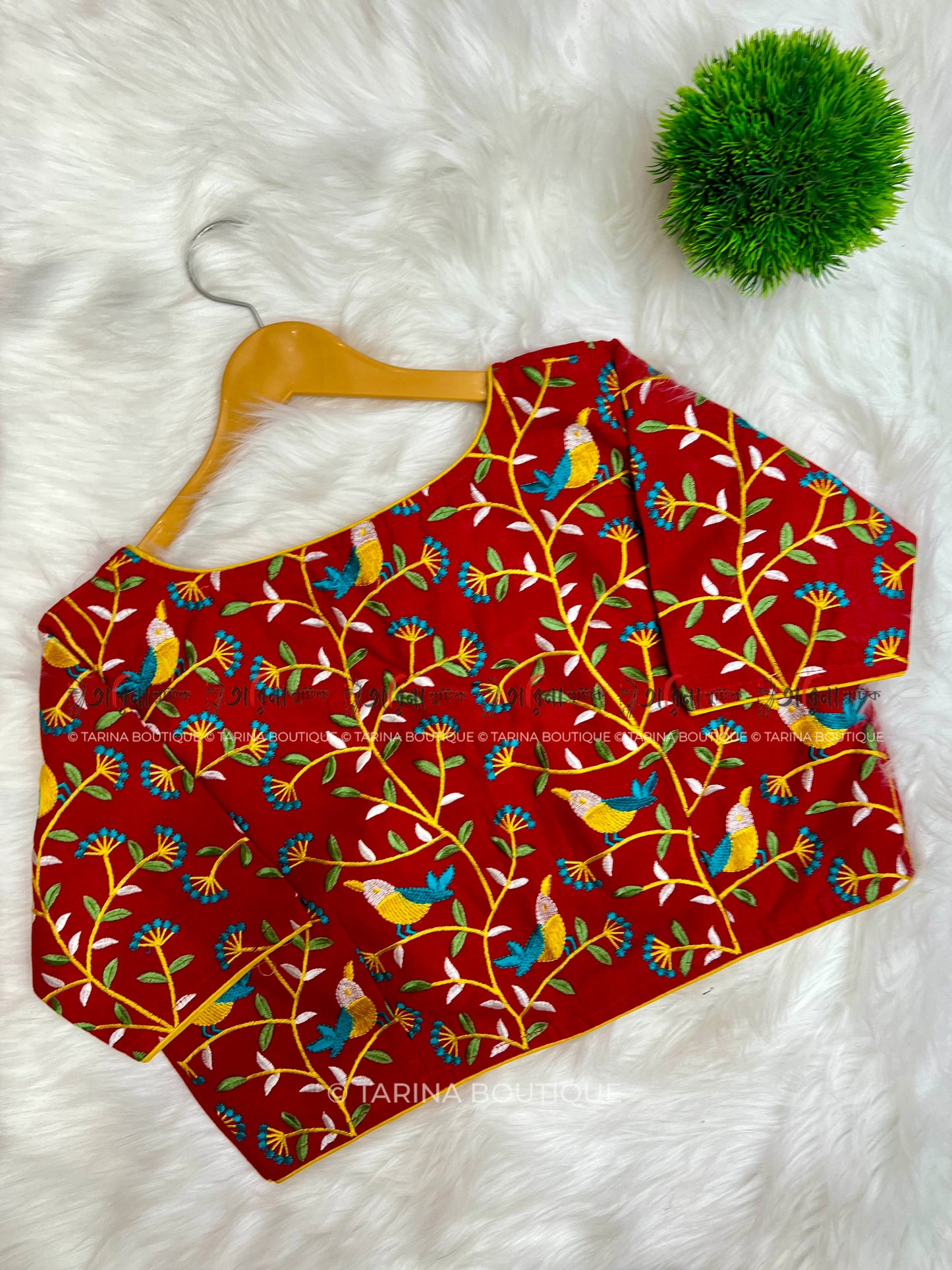 COTTON EMBROIDERY BLOUSE