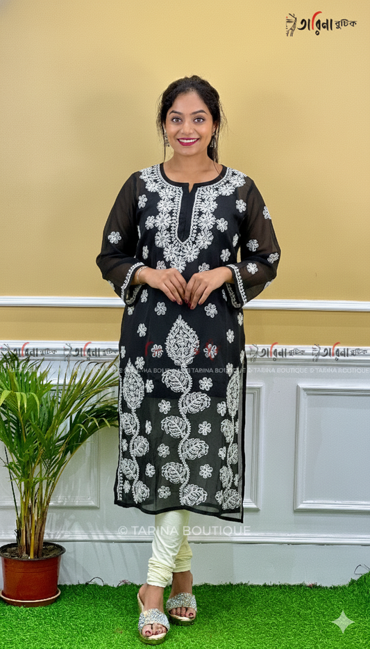 DESIGNER CHIKANKARI KURTI