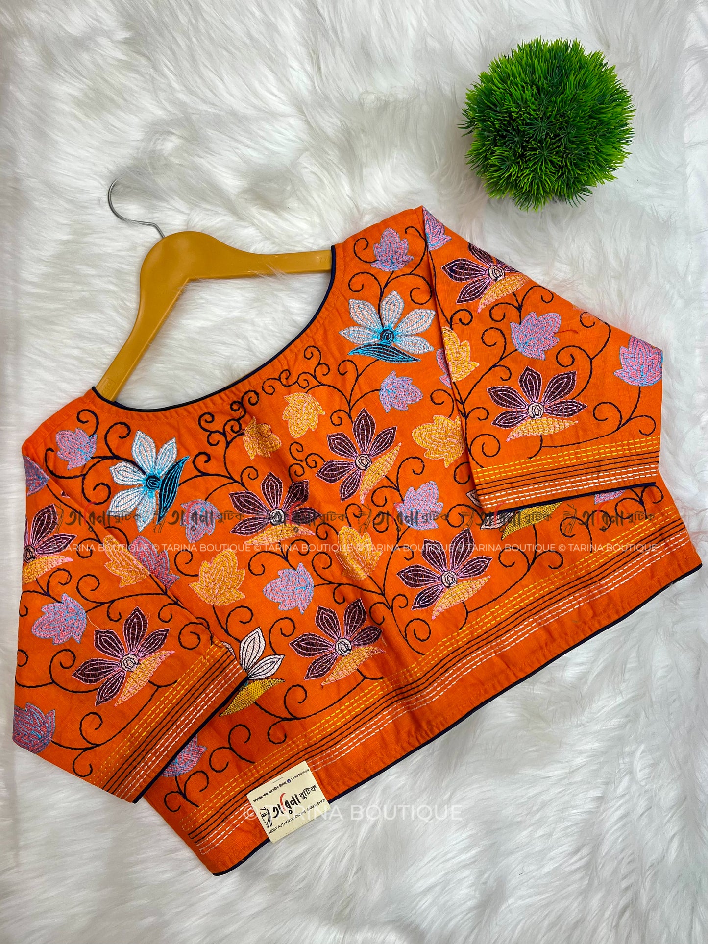 COTTON EMBROIDERY BLOUSE