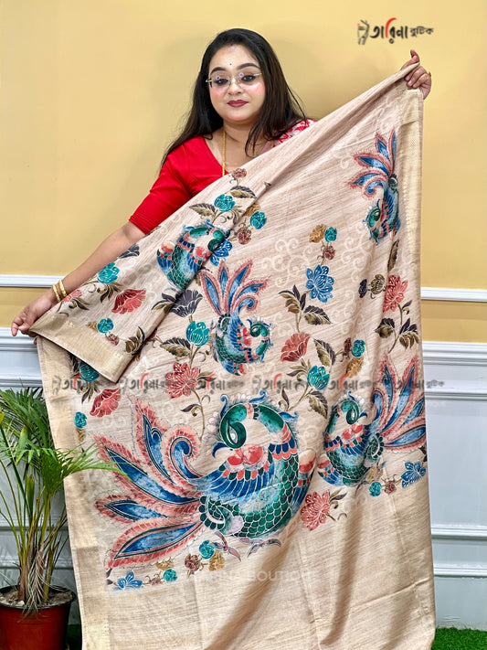 SEMI GHICHA KALAMKARI