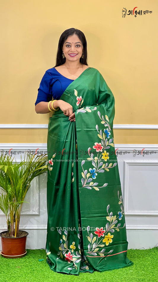 BISHNUPURI SILK - HAND PAINTED