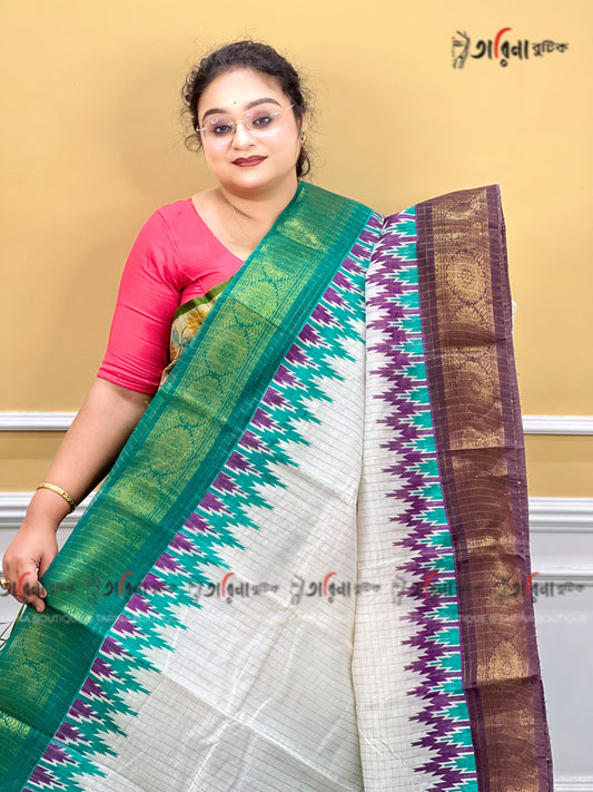 COTTON ZARI CHECK