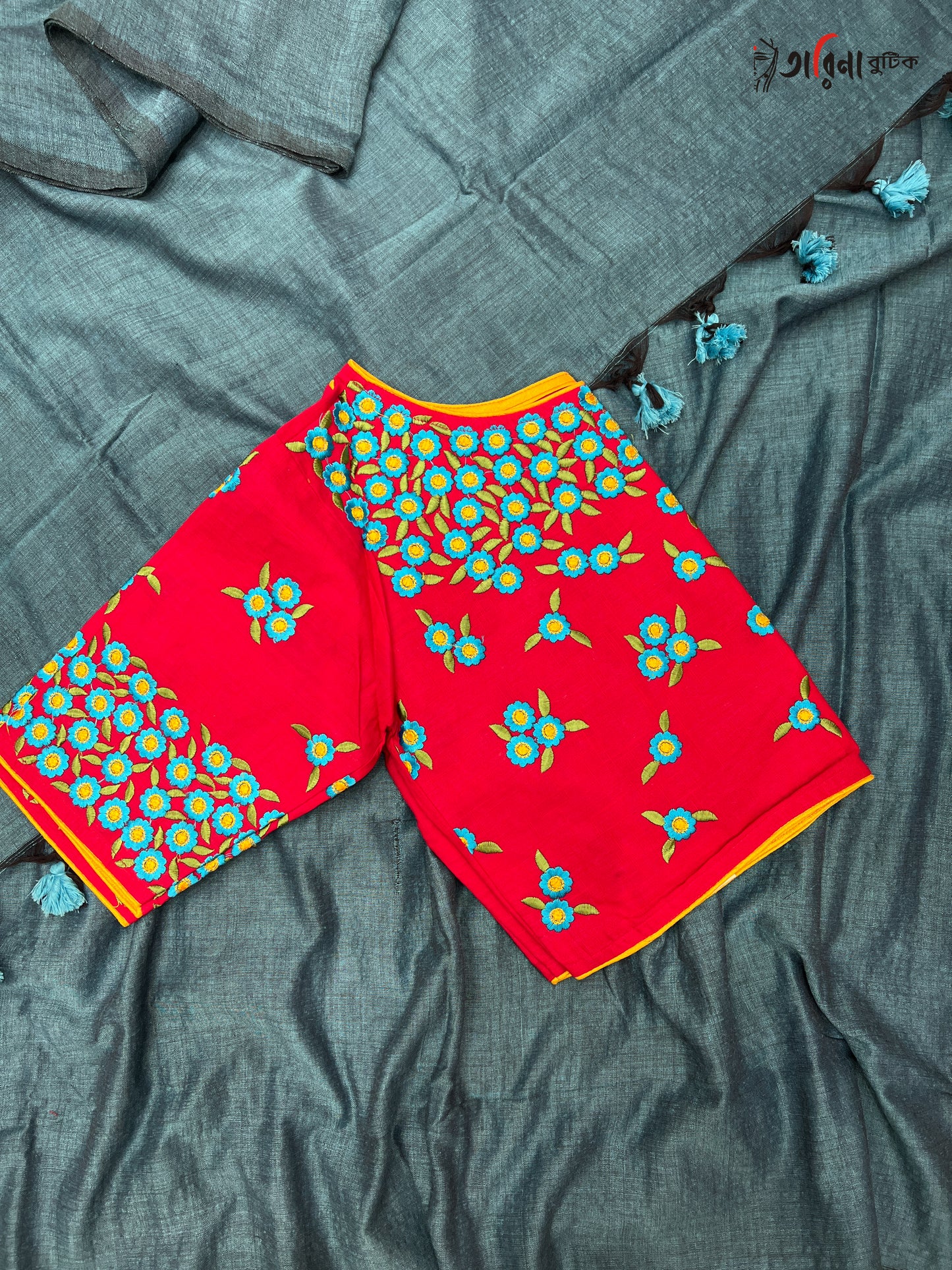 KHADI & BLOUSE COMBO