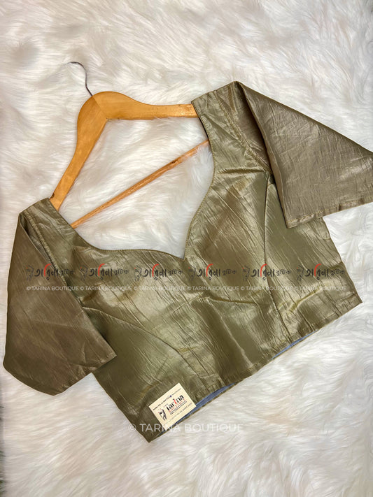 CRUSHED TISSUE BLOUSE