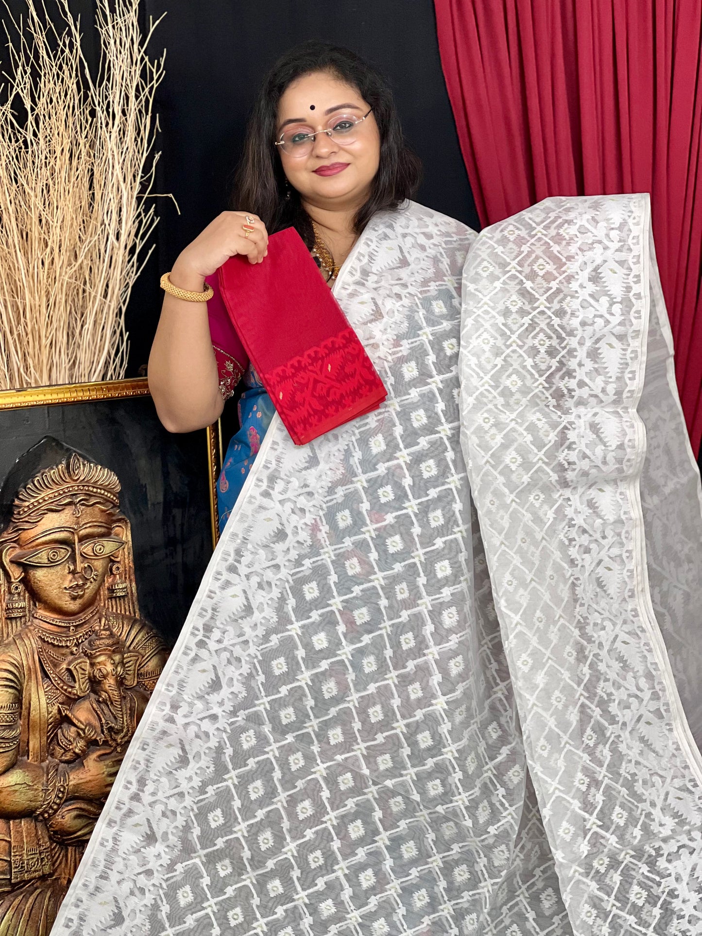 BANGLADESHI WEAVED JAMDANI
