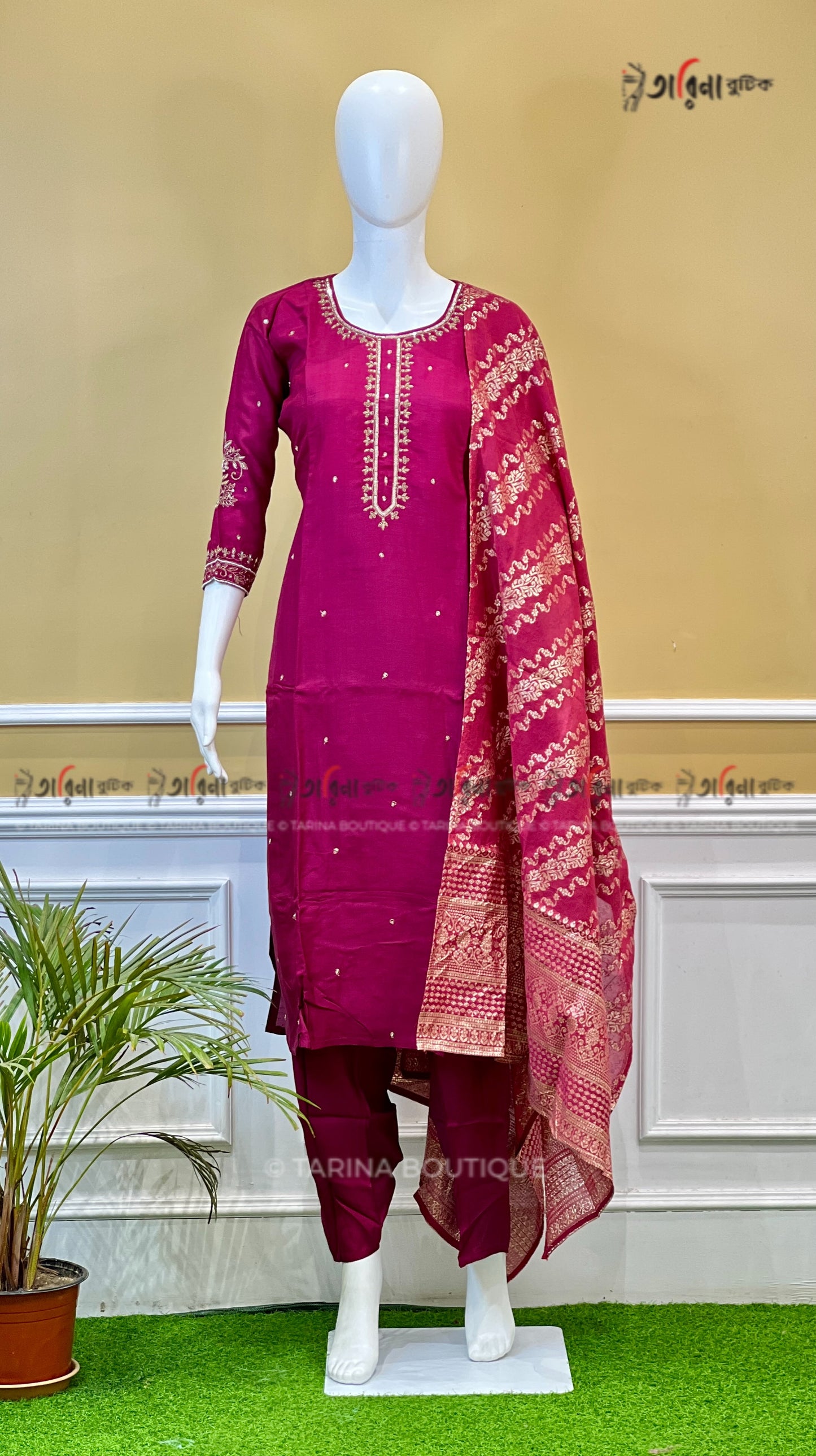 DESIGNER 3 PIECE KURTI