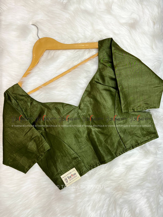 CRUSHED TISSUE BLOUSE