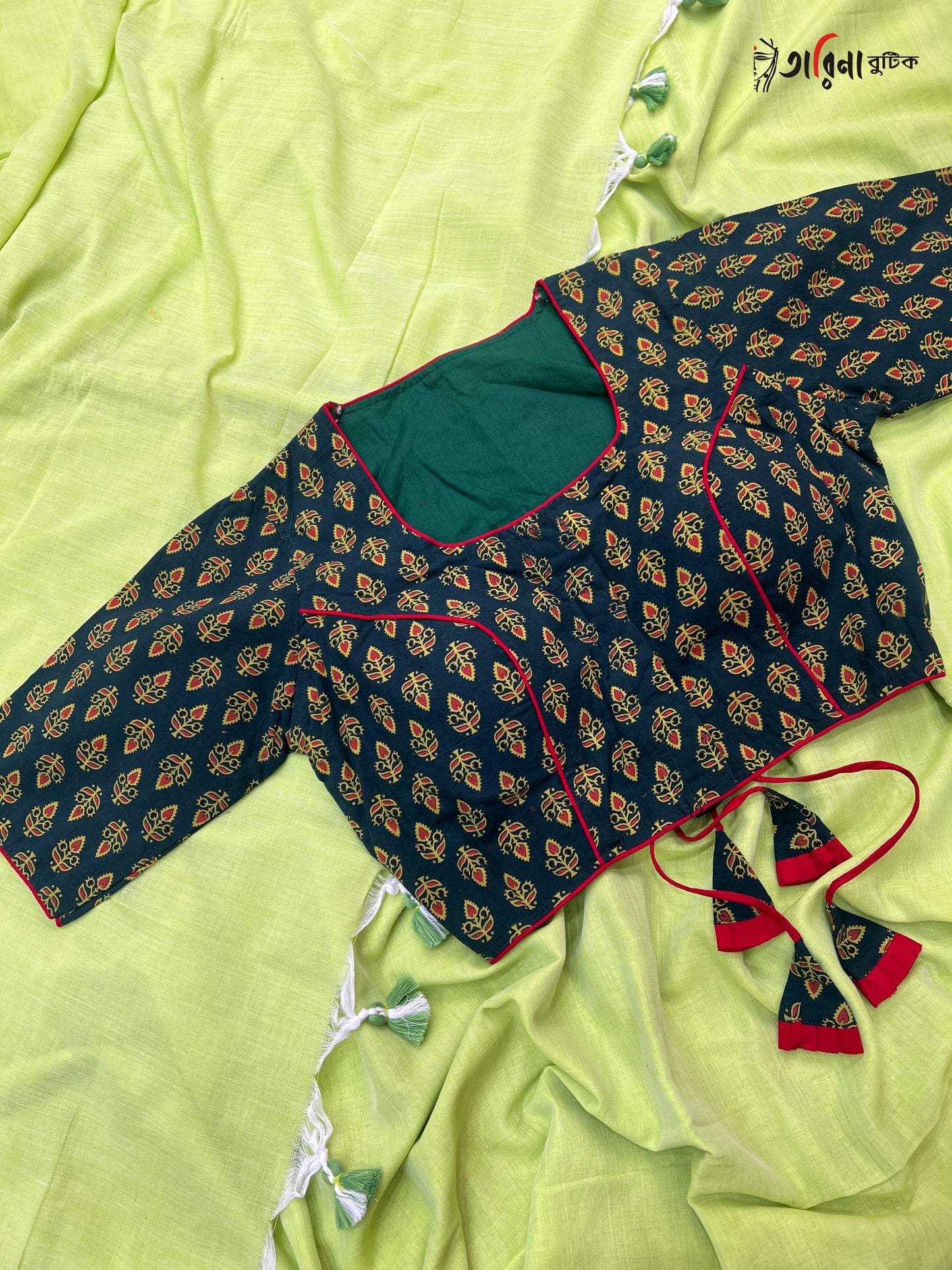 KHADI & BLOUSE COMBO