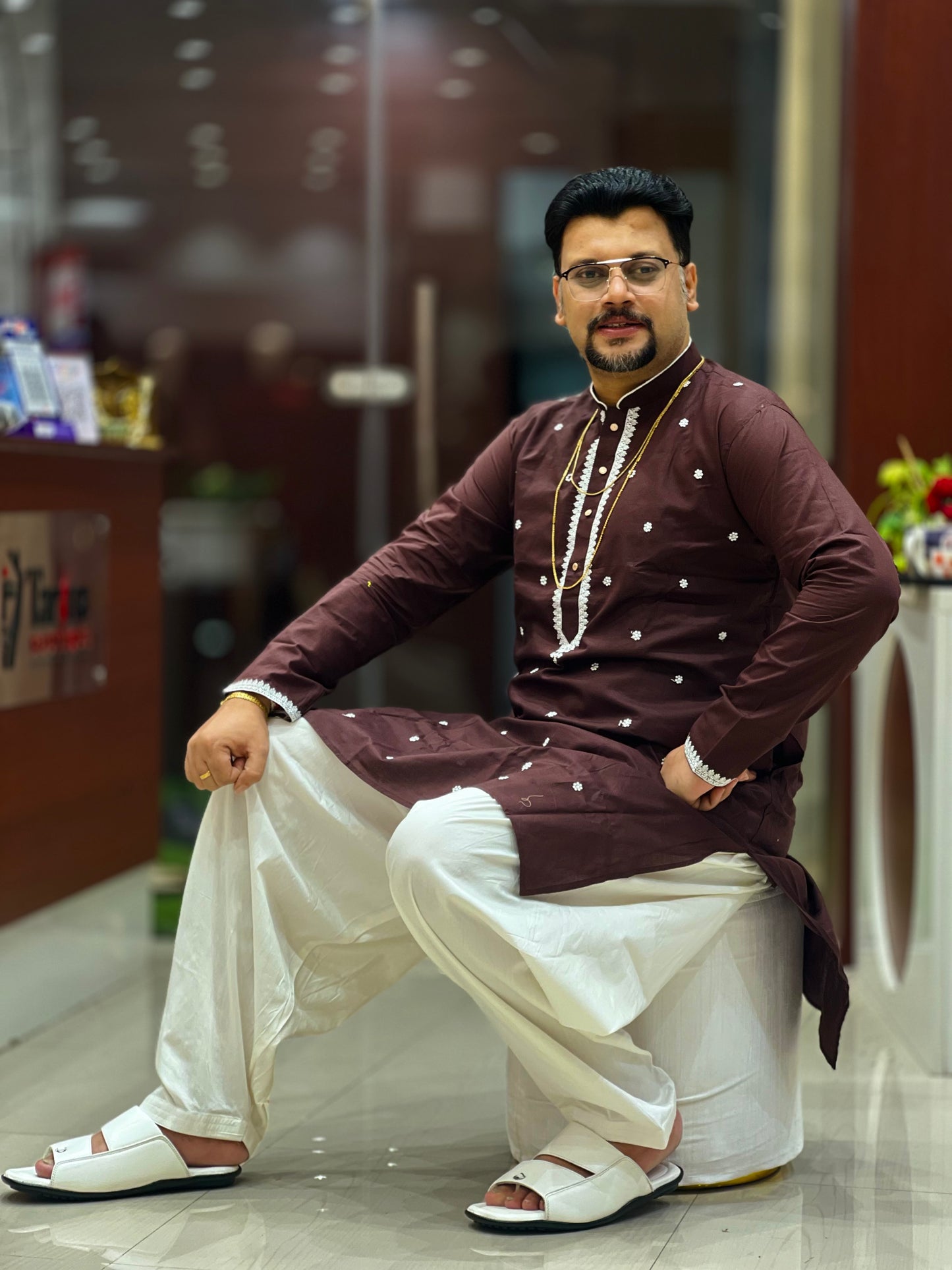 COTTON EMBROIDERY PANJABI