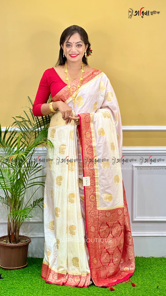 RED WHITE - JUTE KHADDI