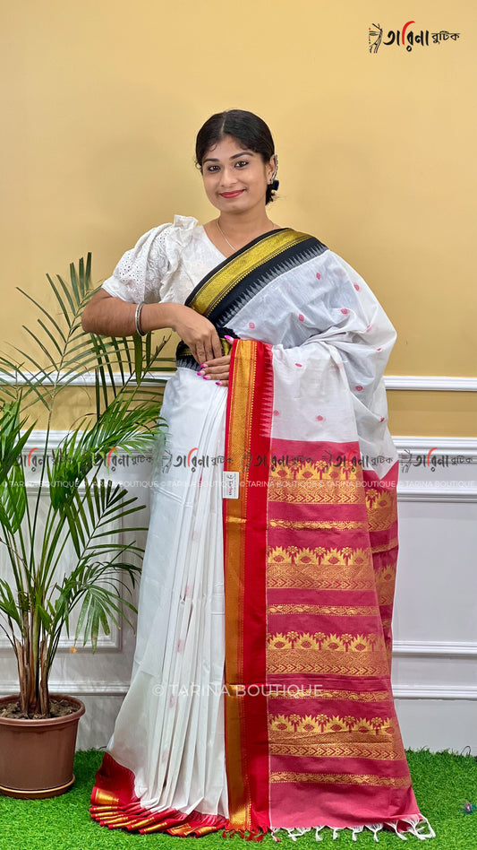 RED WHITE - COTTON GADWAL