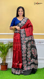 MURSHIDABADI SILK - CRACK BATIK