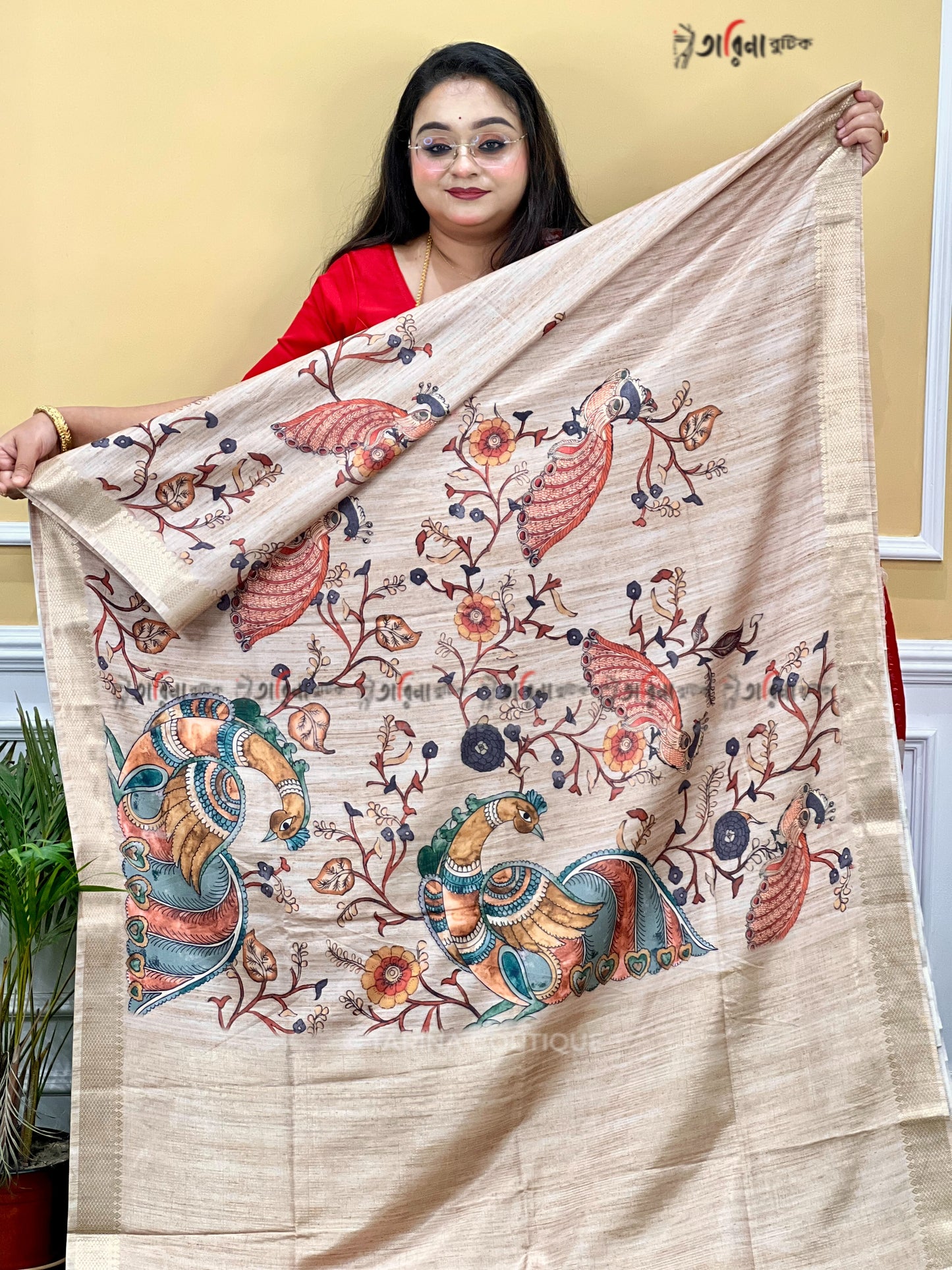 SEMI GHICHA KALAMKARI