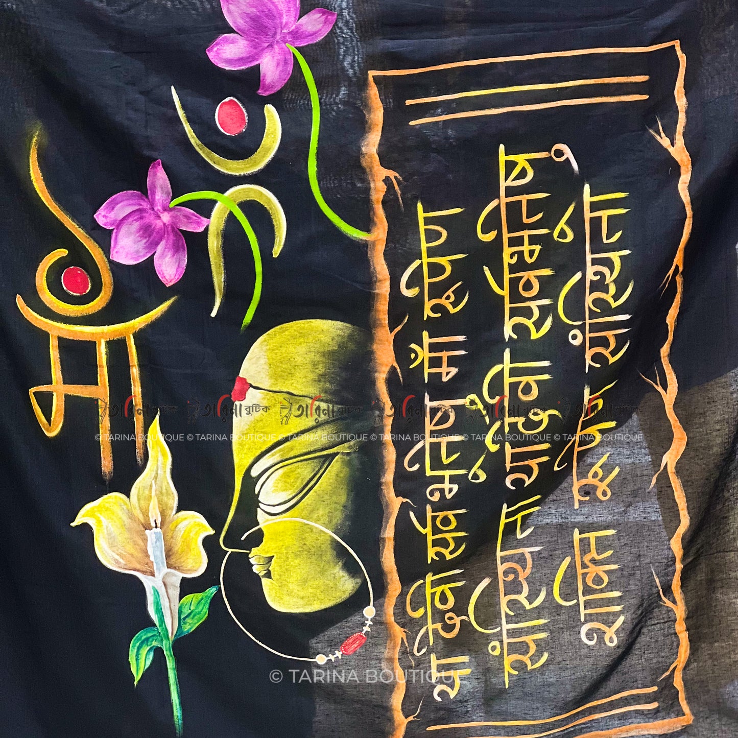 COTTON HANDPAINTED - COUPLE SET