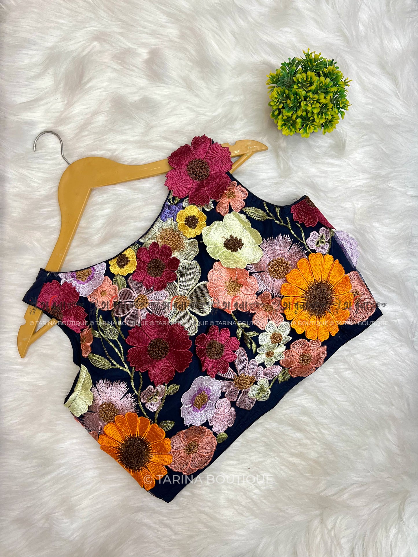 DESIGNER FLORAL BLOUSE