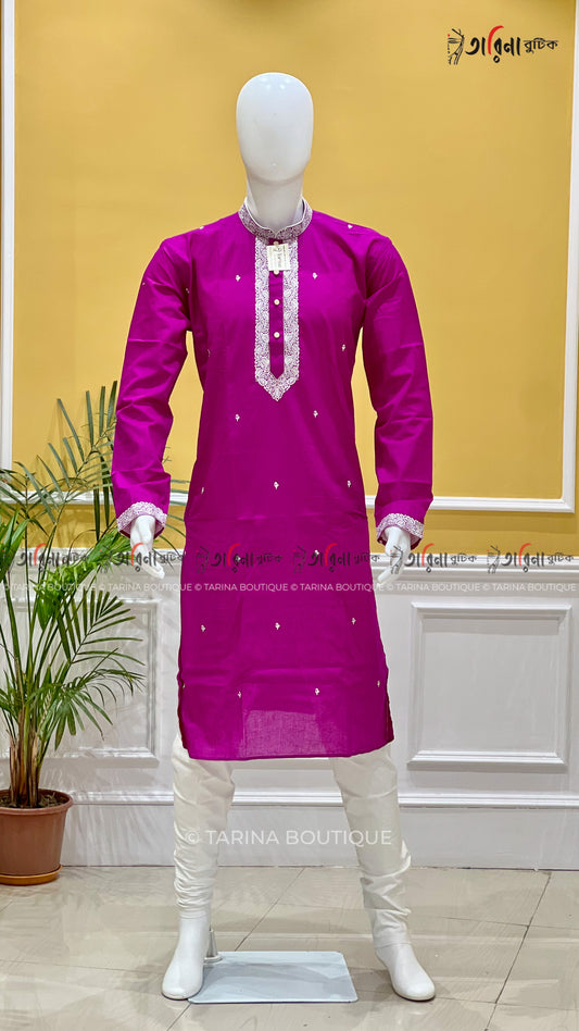 COTTON EMBROIDERY PANJABI