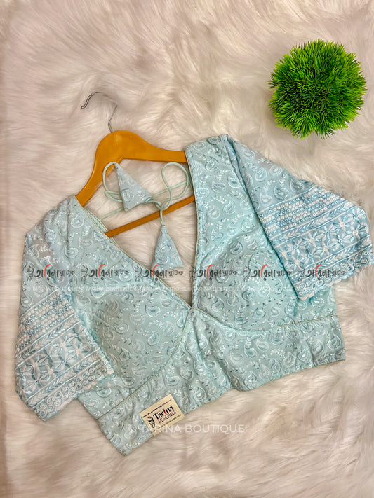 DESIGNER CHIKANKARI BLOUSE