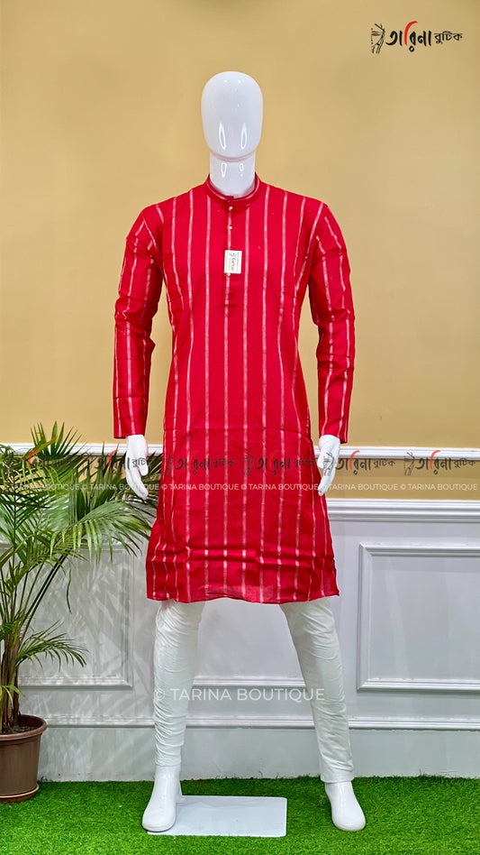SOLID STRIPE PANJABI