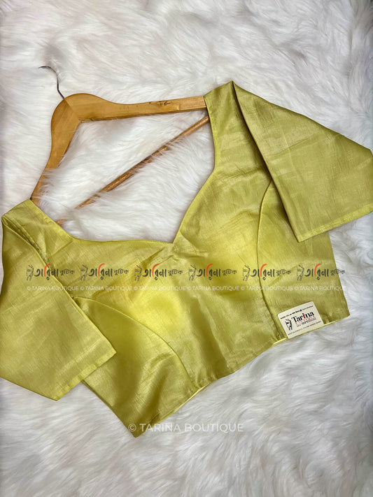 CRUSHED TISSUE BLOUSE