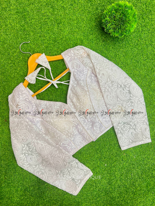 DESIGNER CHIKANKARI BLOUSE