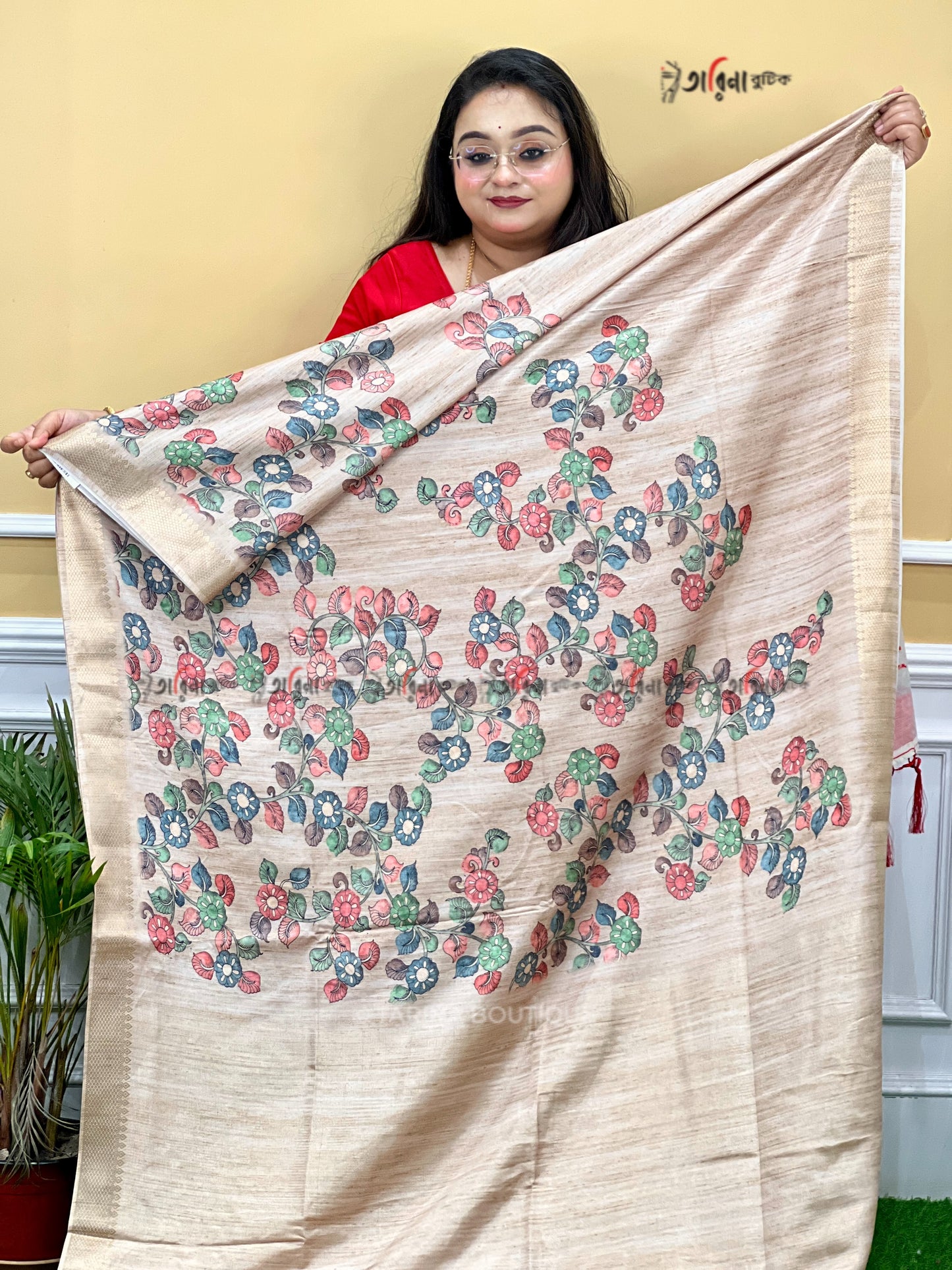 SEMI GHICHA KALAMKARI