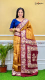 MURSHIDABADI SILK - CRACK BATIK