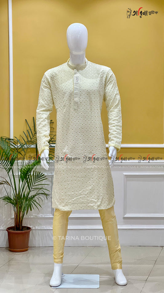 DESIGNER CHIKANKARI PANJABI