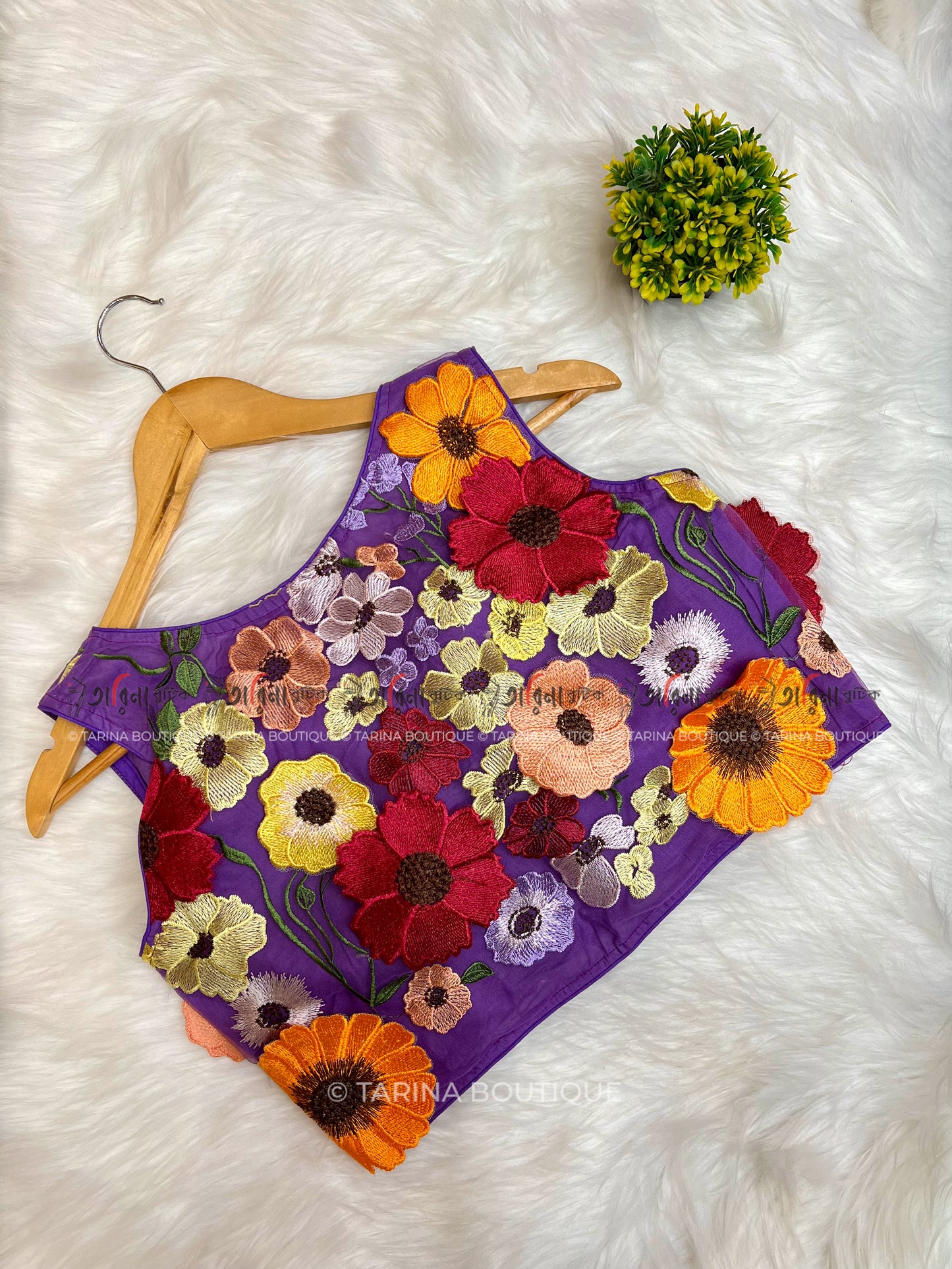 DESIGNER FLORAL BLOUSE