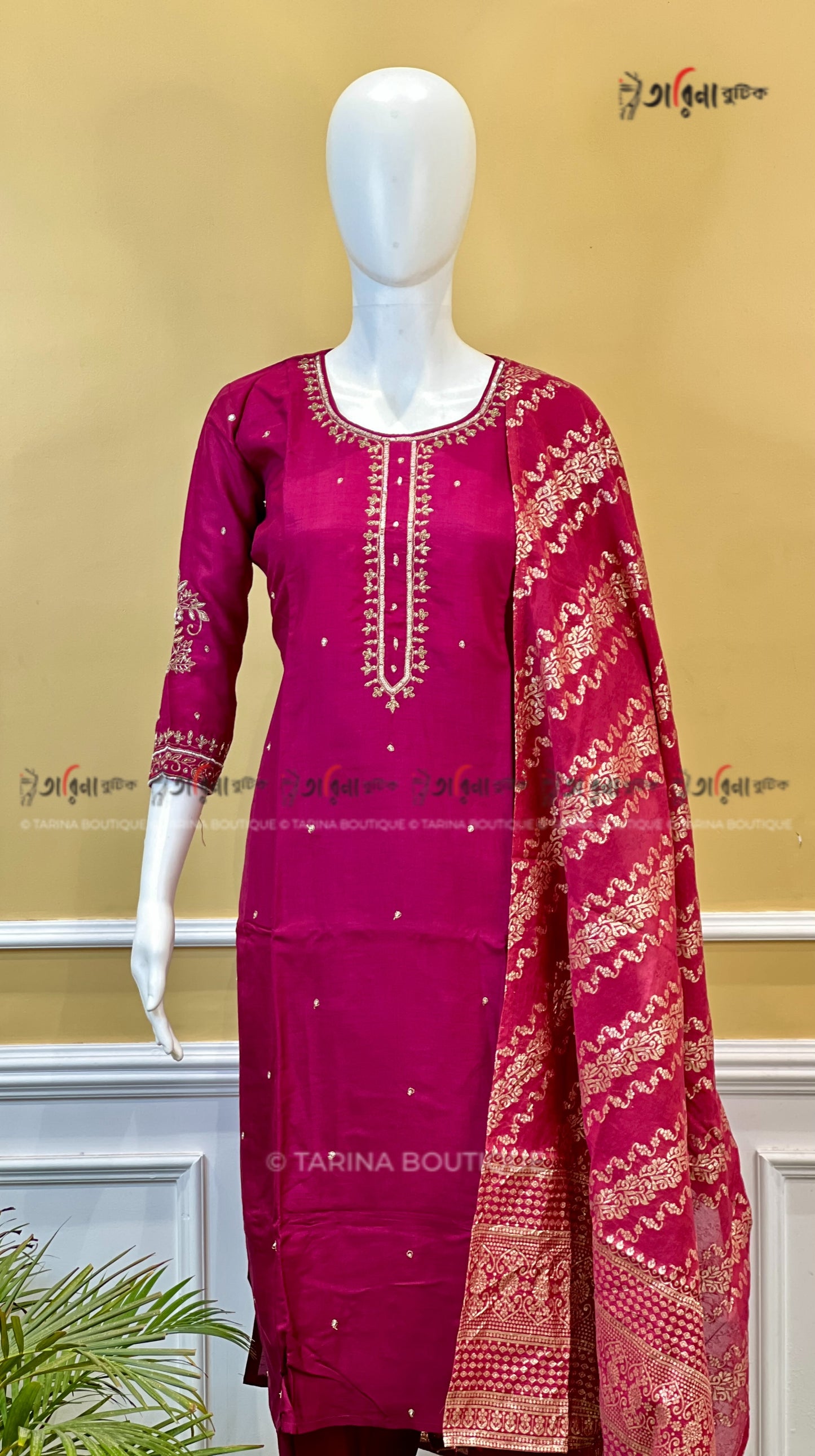 DESIGNER 3 PIECE KURTI