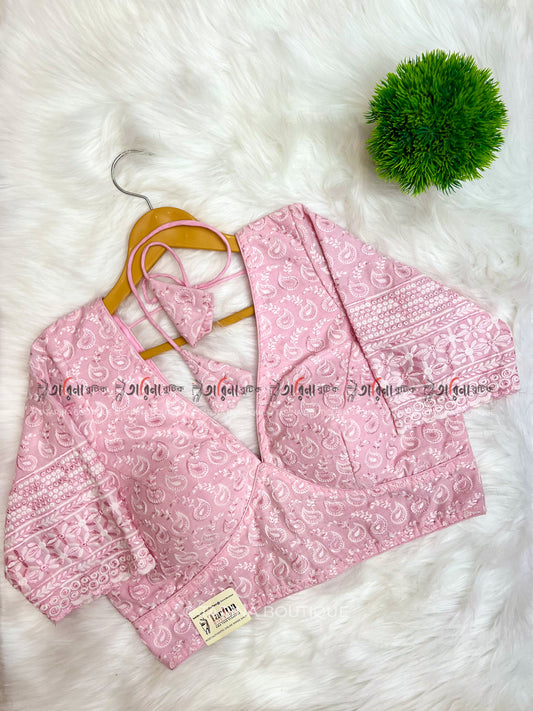 DESIGNER CHIKANKARI BLOUSE