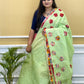 COTTON CHECK APPLIQUE