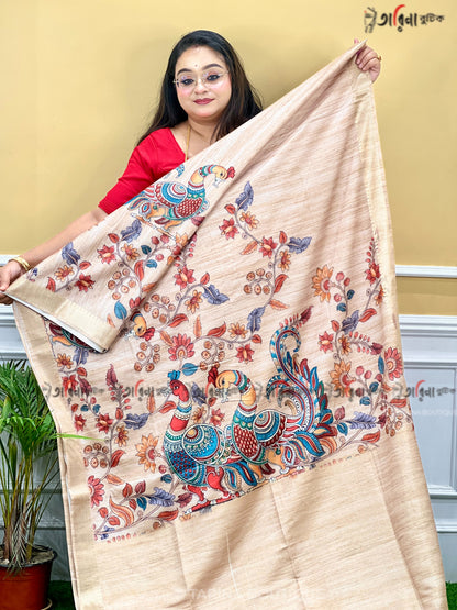 SEMI GHICHA KALAMKARI