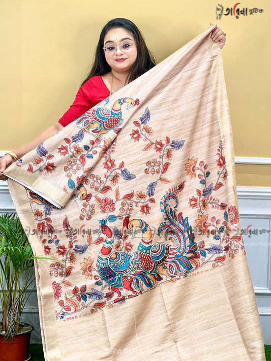 SEMI GHICHA KALAMKARI
