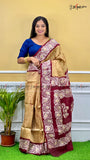 MURSHIDABADI SILK - CRACK BATIK